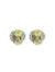 925 Silver Lemon Topaz Stud Earrings | Cubic Zirconia & Lemon Topaz