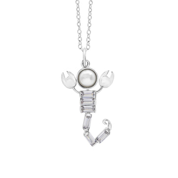 925 Silver Zodiac Sign Silver Scorpio Pendant