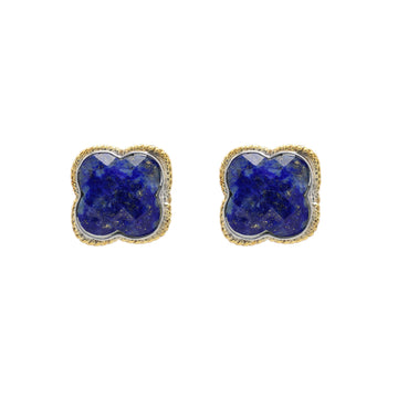 925 Sterling Silver Blue Lapis Lazuli Earrings