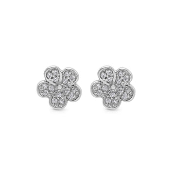 925 Sterling Silver Cubic Zirconia Stone Studs