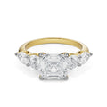 18K Yellow Gold Five-Stone Diamond Engagement Ring