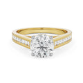 18K Yellow Gold Vanessa Round Brilliant Diamond Ring