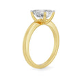 2 CT Emerald Cut Diamond Engagement Ring Side View 2 La Joyeria