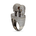 925 Silver Cubic Zirconia Elephant Ring