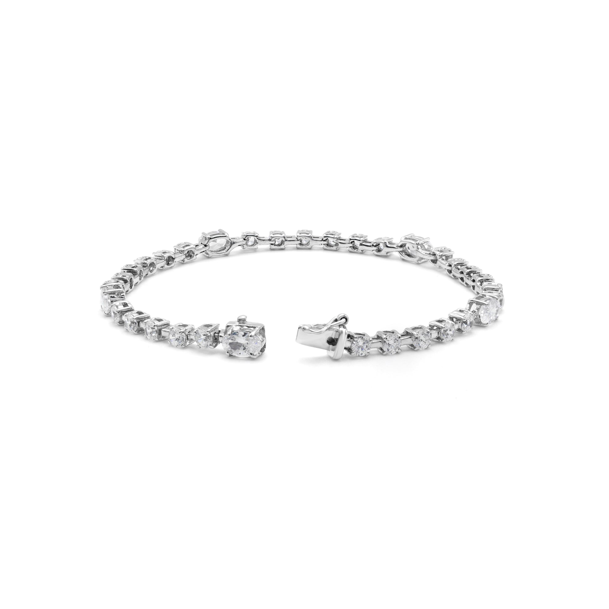 925 Silver Cubic Zirconias Bracelet For Women/Girls 2