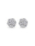 925 Silver Cubic Zirconias Stone Stud Earrings