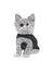 925 Silver Dog Brooch | Cubic Zirconia & Black Spinel Stones