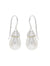 925 Silver Fresh-Water Pearl Stone Drop Earrings For Women