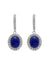 925 Silver Lapis Lazuli Earrings - Elegant Gemstone Jewelry