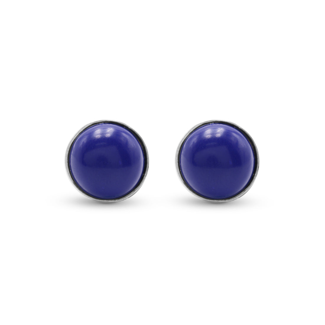 925 Silver Lapis Lazuli & Malachite Cufflinks