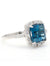 925 Silver London Blue Topaz Ring