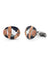 925 Silver Mother of Pearl, Black Onyx & Jasper Cufflinks