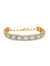 925 Silver Yellow Gold Plated Cubic Zirconias Bracelet