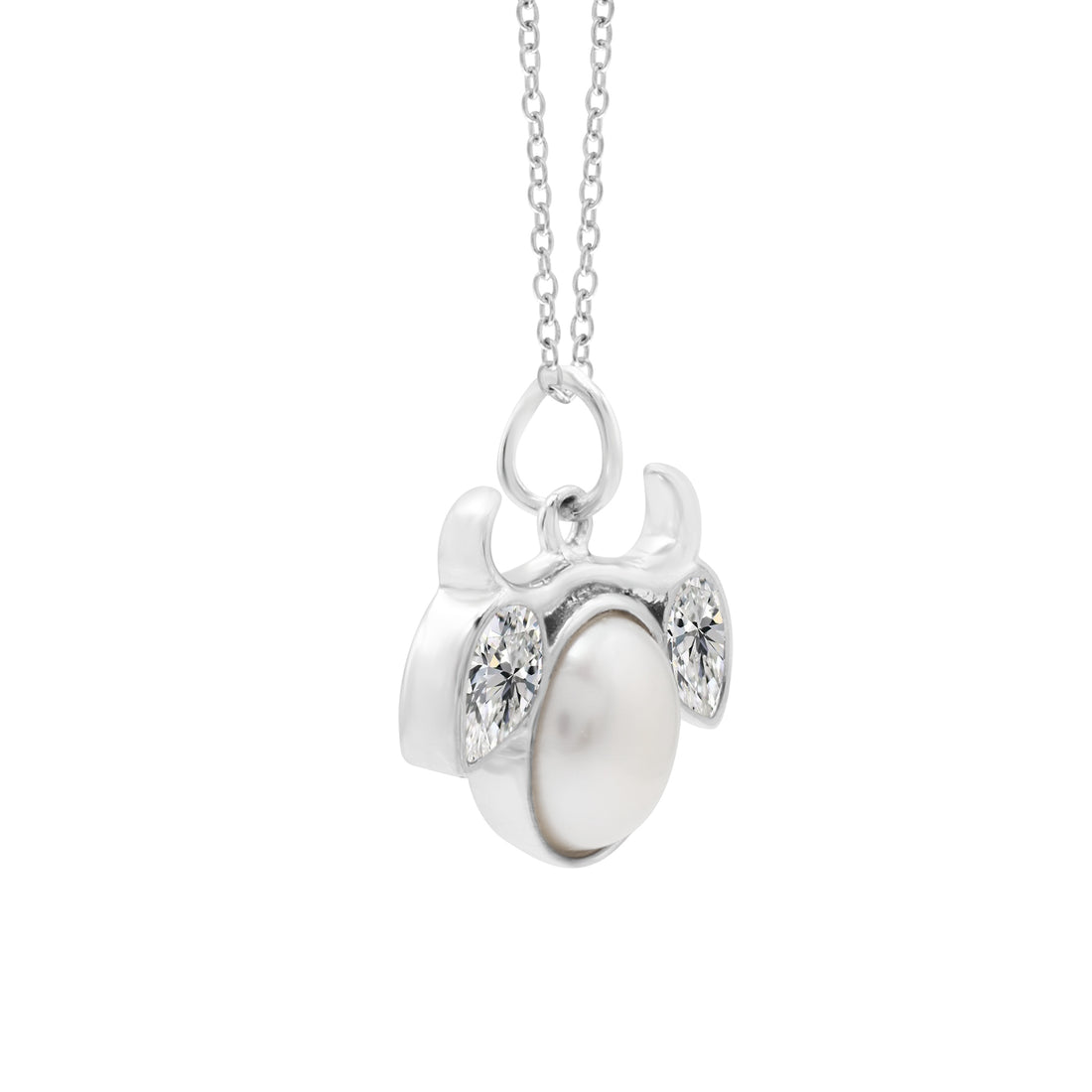 925 Silver Zodiac Sign Taurus Pendant Necklace