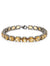 925 Sterling Silver Black Gold Plated Citrine Bracelet