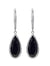 925 Sterling Silver Black Onyx Stones Earrings