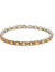 925 Sterling Silver Citrine & Cubic Zirconias Bracelet