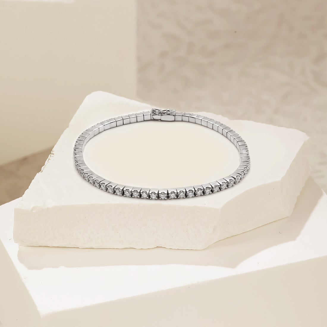 925 Sterling Silver Cubic Zirconia Bracelet