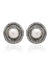 925 Sterling Silver Cubic Zirconias & Fresh-Water Pearl Earrings