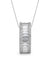 925 Sterling Silver Cubic Zirconias Pendant