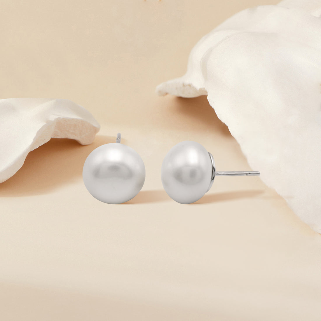 925 Sterling Silver Earring Cubic Zirconia & Freshwater Pearl Earrings