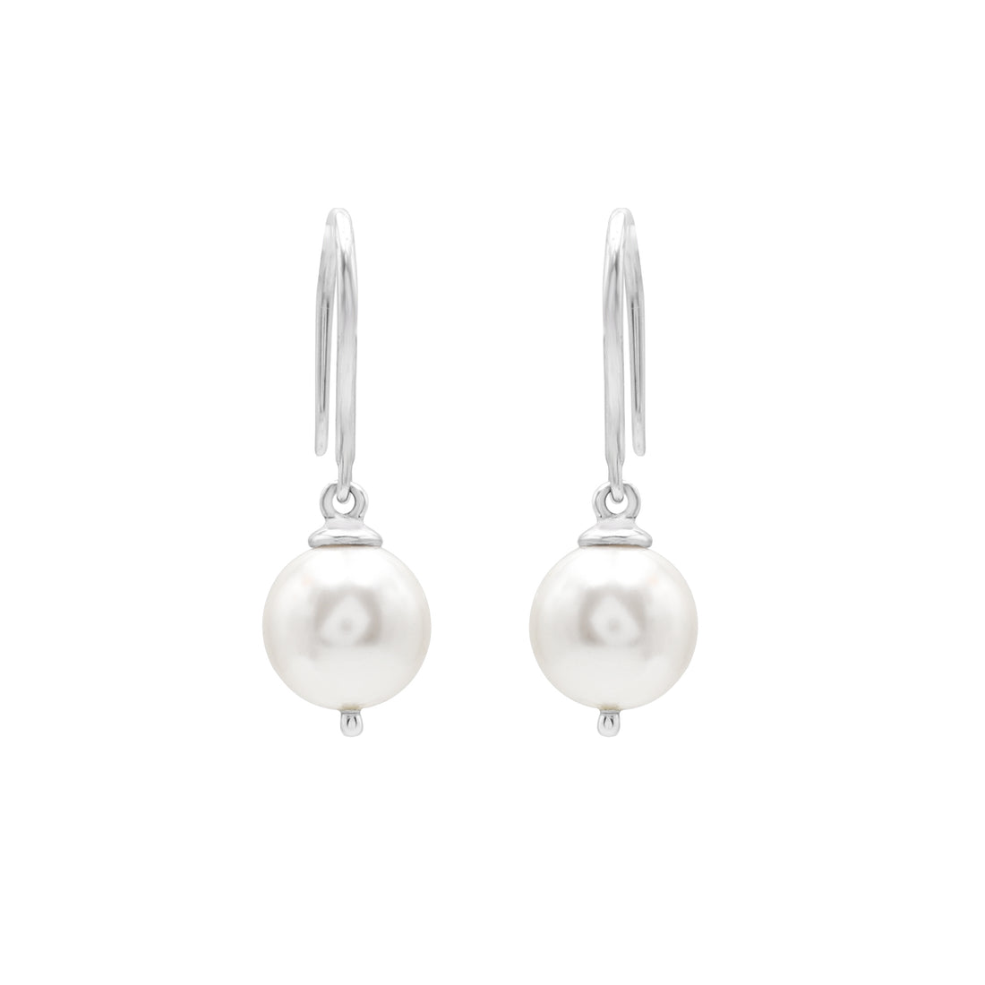 925 Sterling Silver Fresh-Water Pearl Earrings