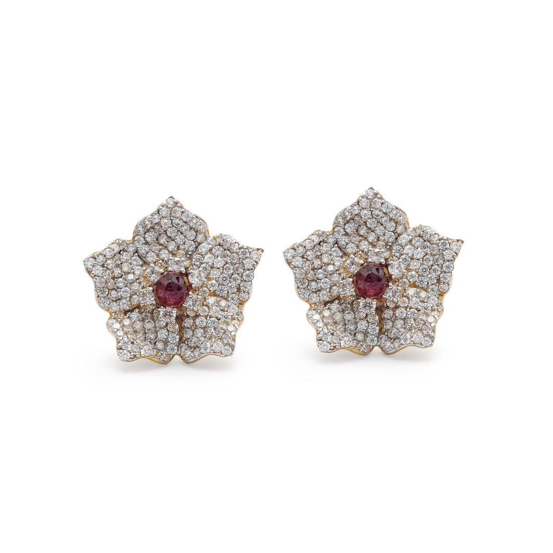 925 Sterling Silver Garnet Earrings For Women
