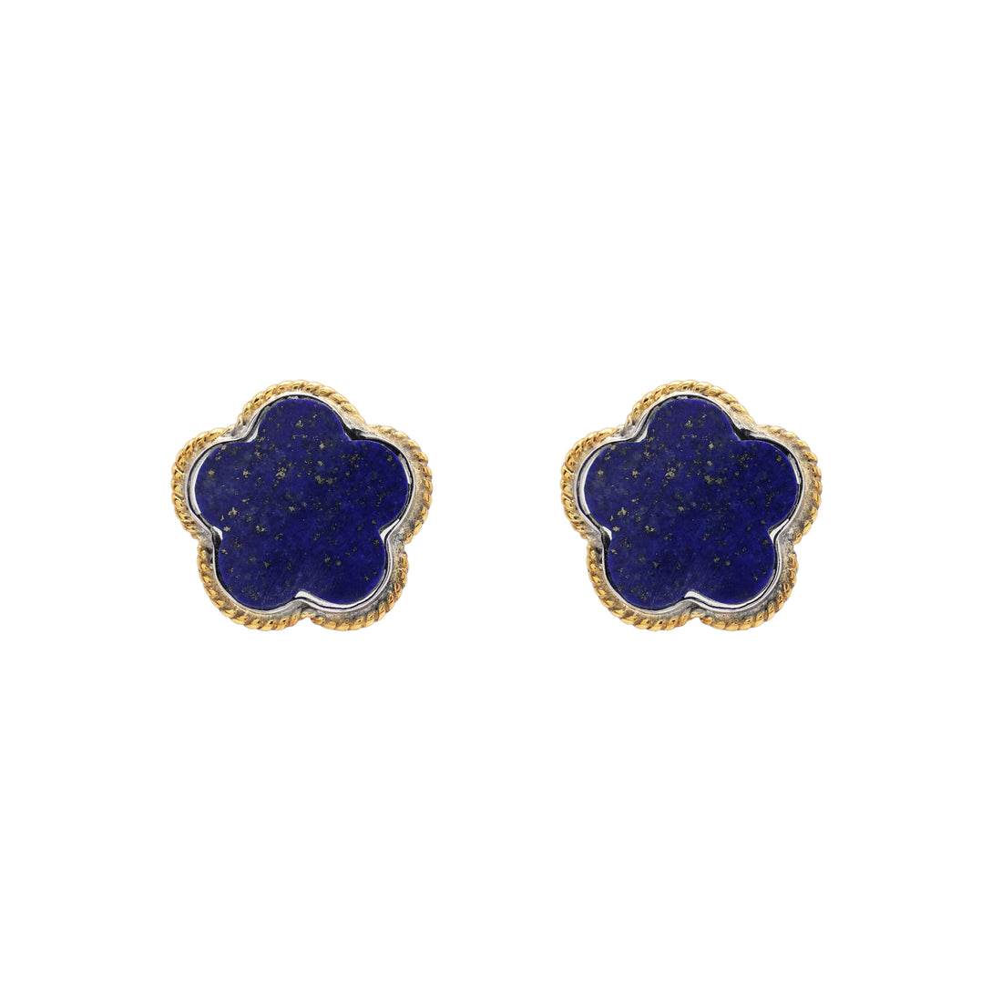 925 Sterling Silver Lapis Lazuli Stud Earring