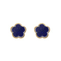 925 Sterling Silver Lapis Lazuli Stud Earring