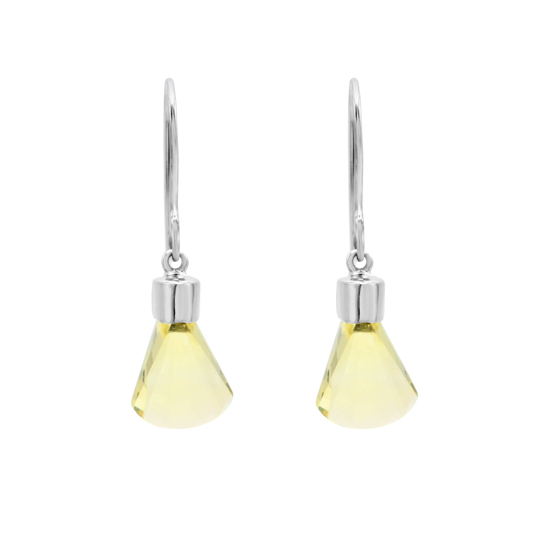 925 Sterling Silver Lemon Topaz Earring