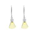 925 Sterling Silver Lemon Topaz Earring