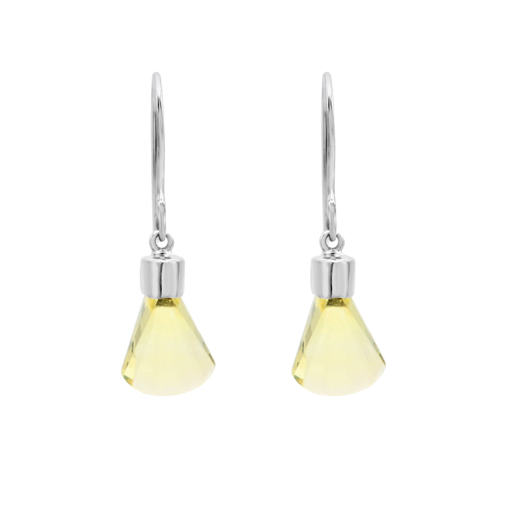 925 Sterling Silver Lemon Topaz Earring
