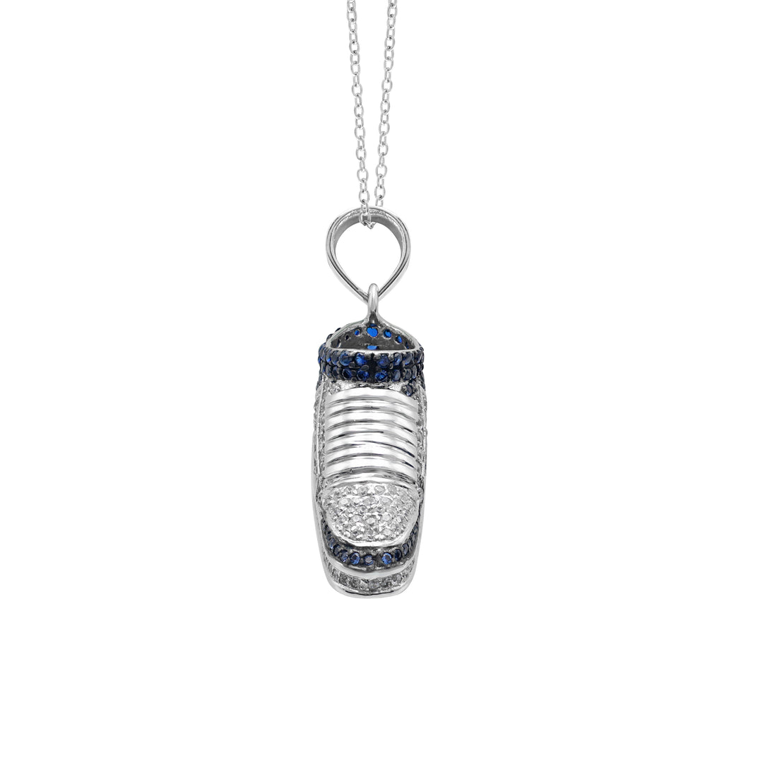 925 Sterling Silver Nike Jordan Pendant With Chain