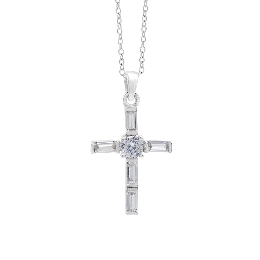 925 Sterling Silver Pendant With Cubic Zirconia Stones