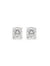 925 Sterling Silver Studs With Round Moissanite Stones
