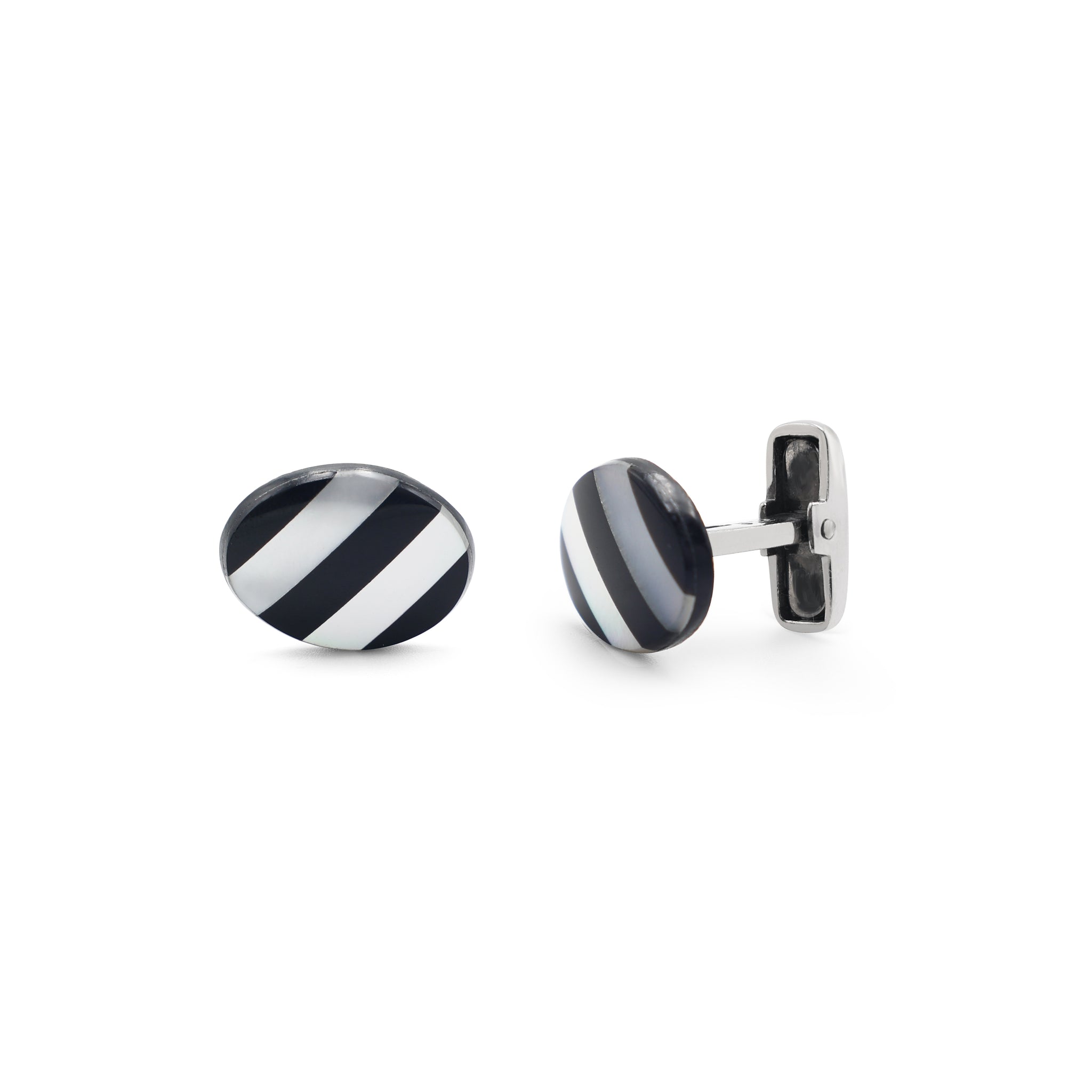 Mother of Pearl & Black Onyx Cufflinks