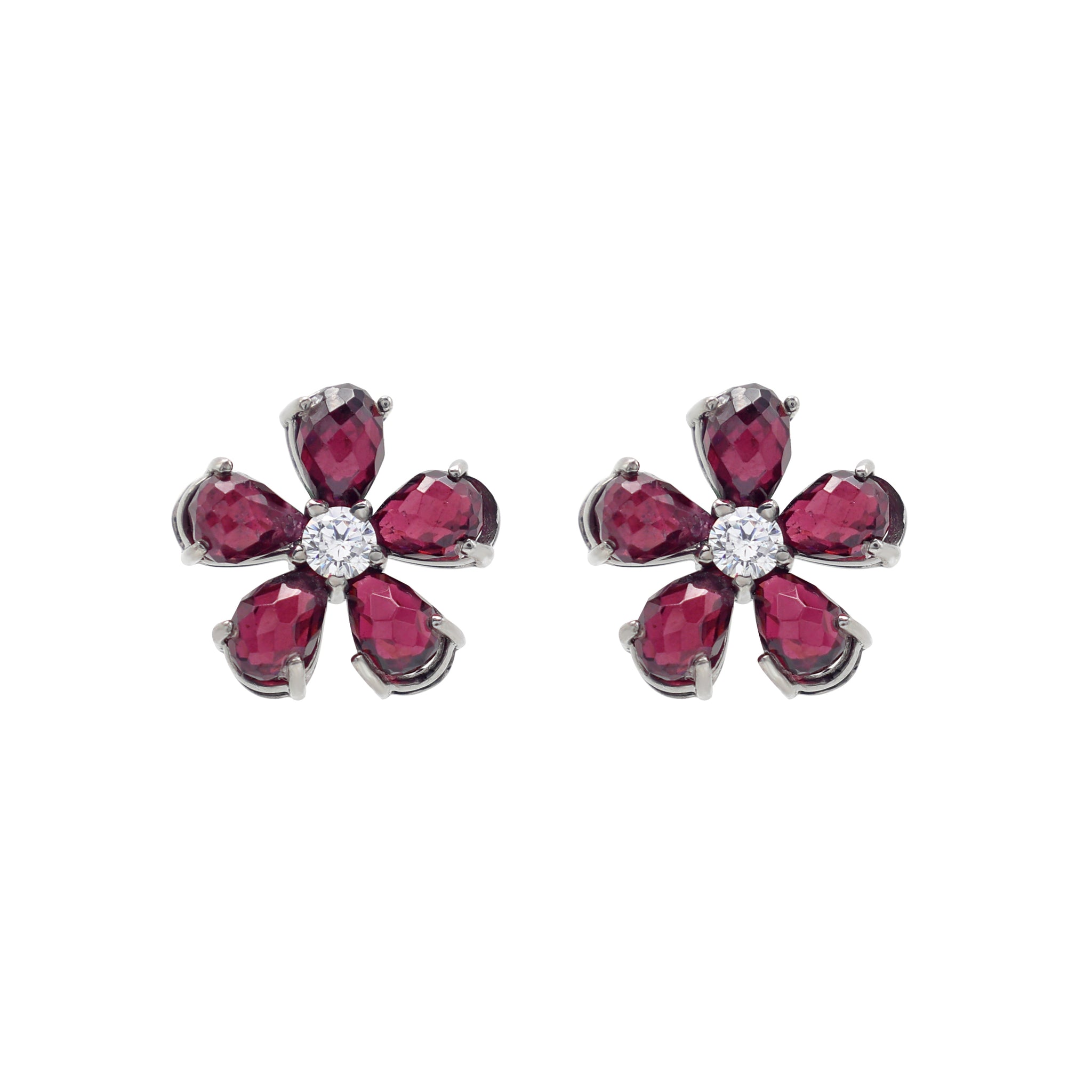 Rhodolite Earrings