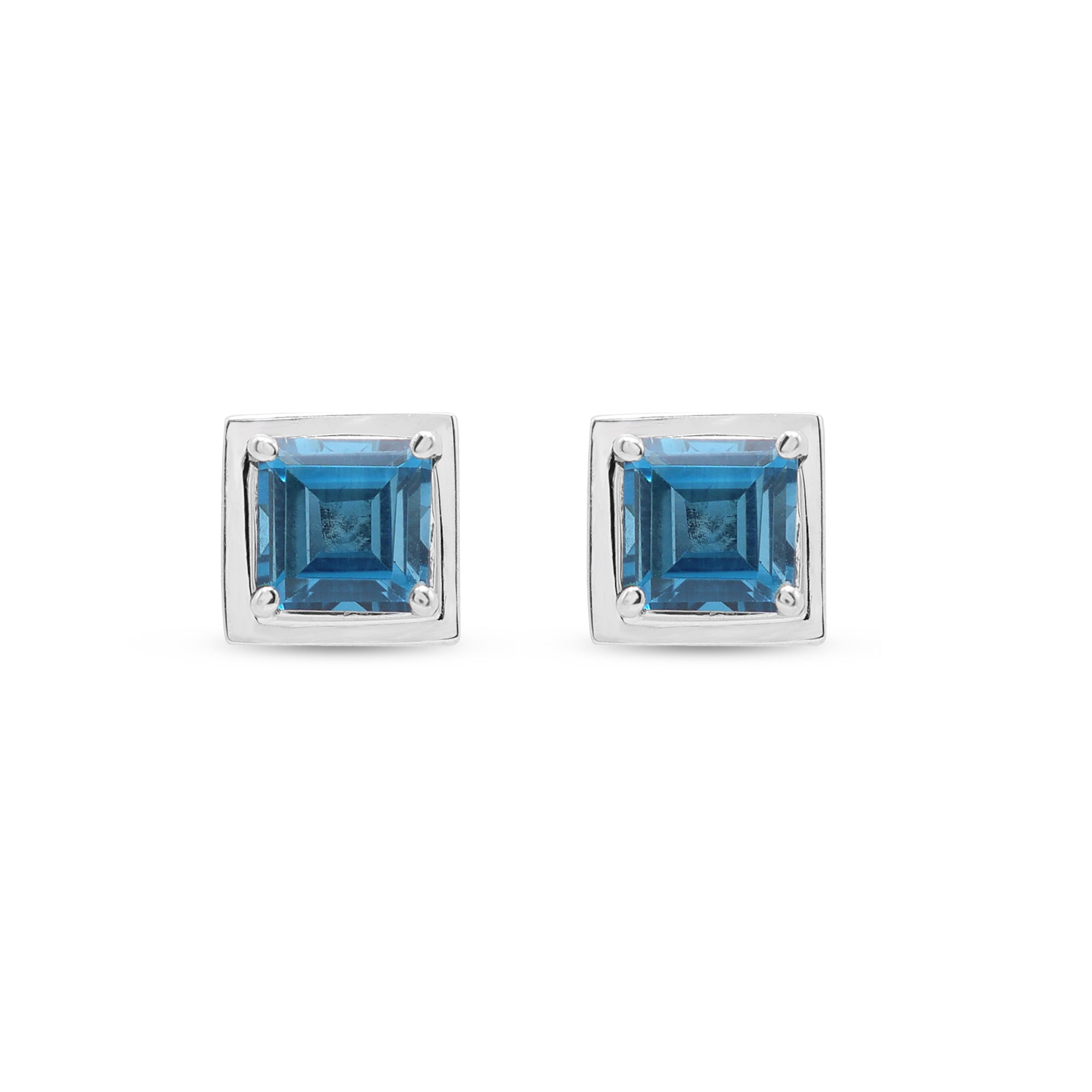 London-Blue Topaz Earrings