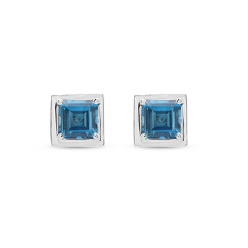 London-Blue Topaz Earrings