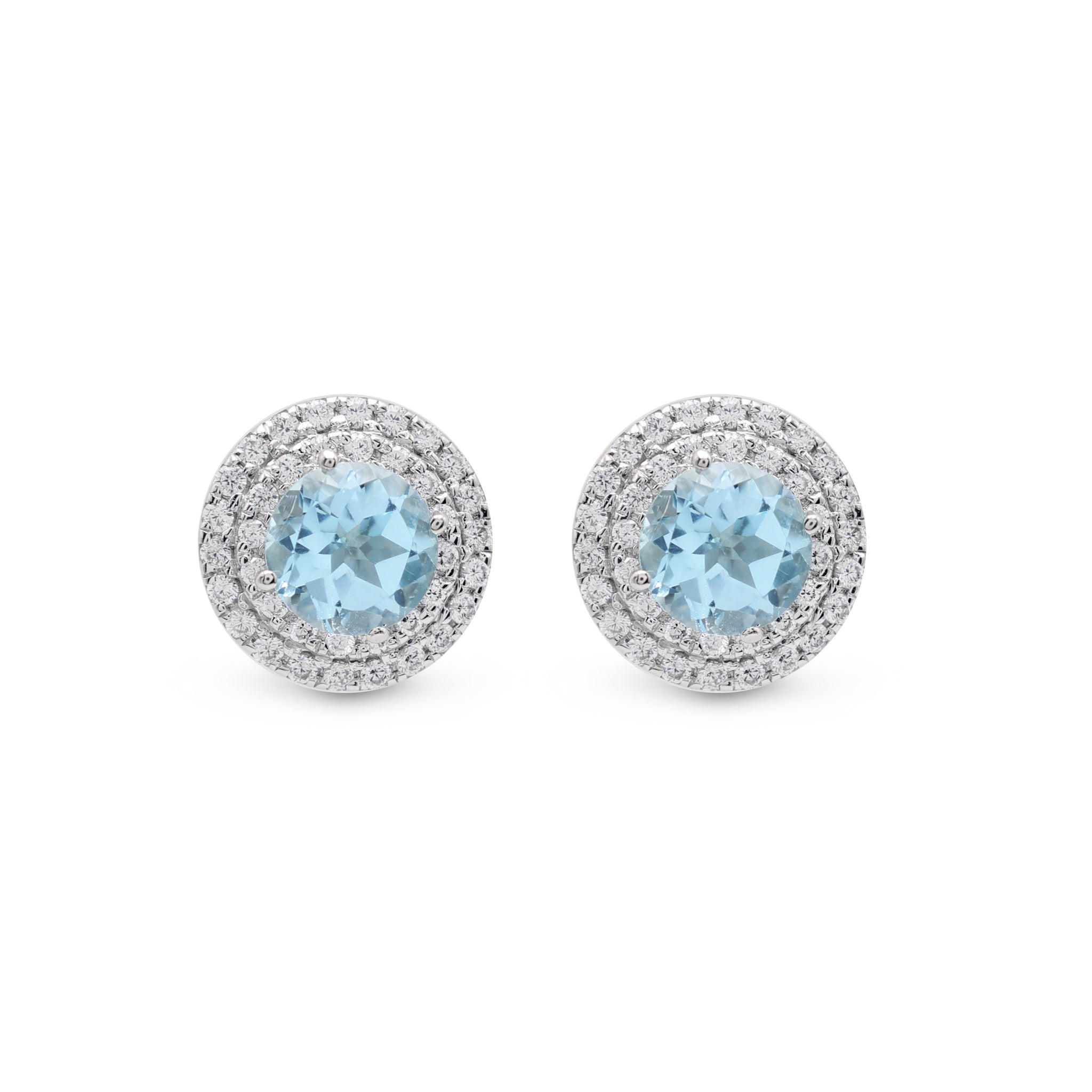 Blue Topaz Earrings