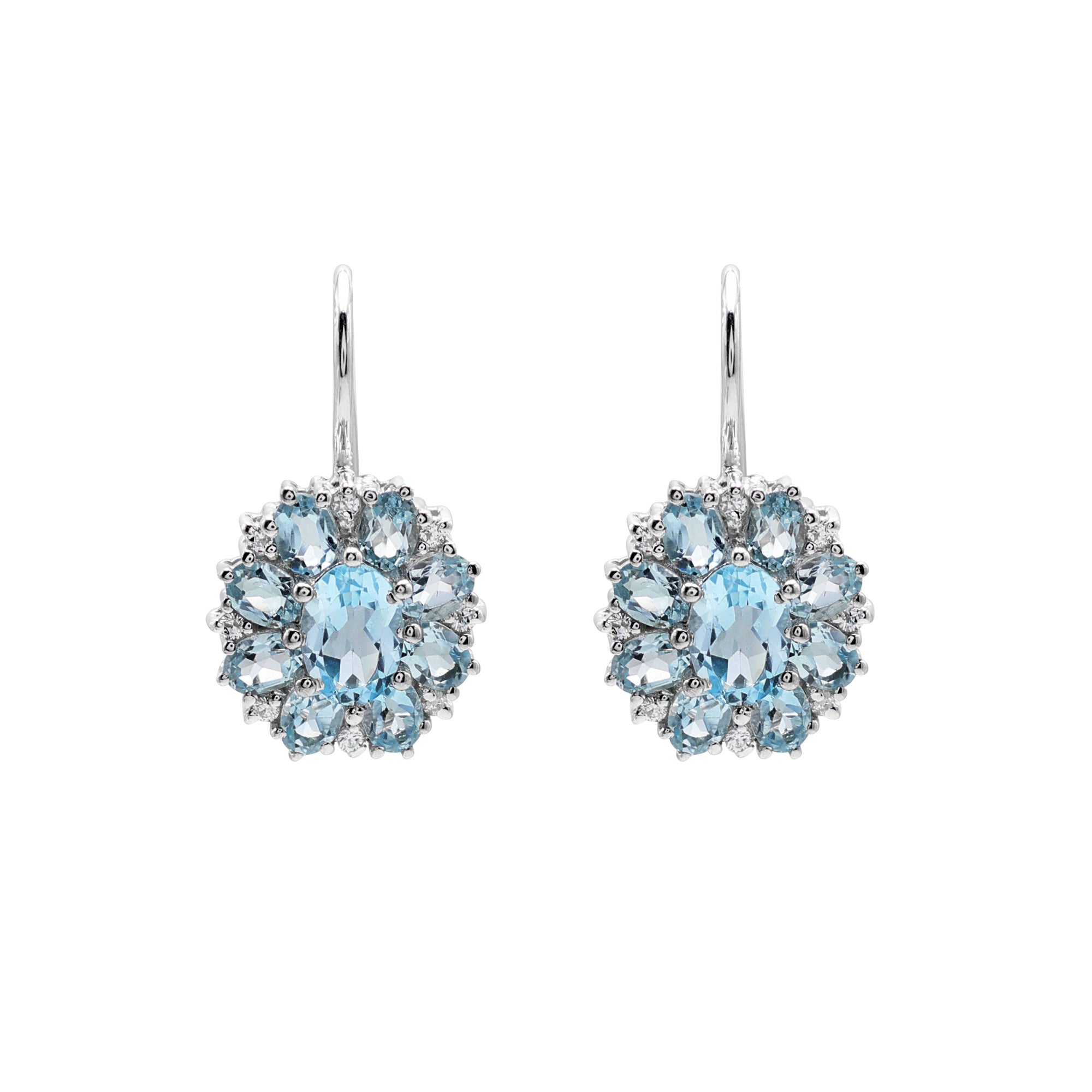 Blue Topaz Earrings