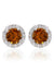 Citrine Silver Earrings