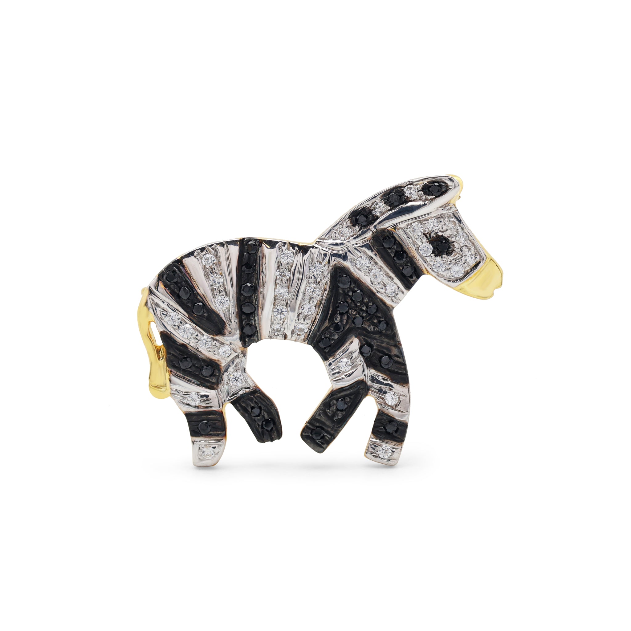 Zebra Brooch