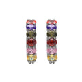 Lab-Grown Multicolour Stone Earrings