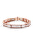 Rose Gold Plated Cubic Zirconia Bracelet - 925 Silver Bracelet